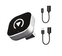 Wireless Car Adapter, Wired to Wireless USB, Plug-and-Play Cars Accessory, Compact Navigation Electronics, Compatible Device for Hands-Free Calling and Voice Assistant, 1.1x1.1x0.79 inches