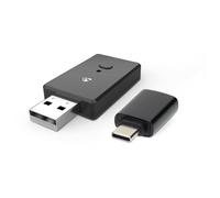 Wireless Car Audio Adapter - Android Auto / Apple Carplay - AAC / SBC - Black