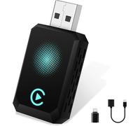 Wireless Carplay Adapter, The New Version is Fast and Stable, Plug-and-Play Type-c/USB, Mini Carplay Adapter Wired to Wireless, Suitable for iPhone iOS 10+ and Cars with Carplay