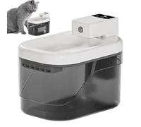Wireless Cat Water Fountain - 2L Motion Sensor Rechargeable Pet Drinker - Kitten Smart Sensor Water Fountain - for Living Room Home Vacation Travel Weekend Trip Backyard Patio