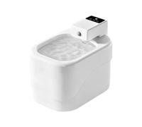Wireless Cat Water Fountain With 2L Capacity - Battery Powered Induction Automatic Pet Water Dispenser, Circulating Filtration System, 270° Infrared Sensor, Silent USB Charging, 304 Stainless Steel Tr