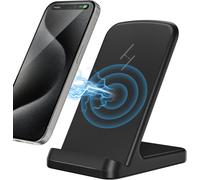 Wireless Charger, 15w Wireless Charging Stand For Iphone 16 15 14 13 12 11 Pro Max Plus, Samsung Galaxy S25/S24/S23/S22/S21/S20/S10
