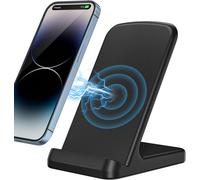Wireless Charger, Induction Charger 15w Wireless Charger Stand,Fast Wireless Charger For Iphone 16/15/14/13/12/11/Xr/X,Samsung Galaxy S25/S24/S23/S22/S21,And Qi Certified Devices.