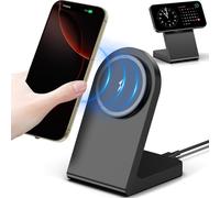 Wireless Charger,Magnetic Wireless Charging Dock,Mag-Safe Fast Charging Station Compatible With Iphone 16 15 14 13 12 Series,Airpods Pro 2,Airpods 3.[B21]