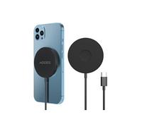 Accezz Wireless Charger USB-C - Chargeur MagSafe sans fil - 1 mètre - Noir