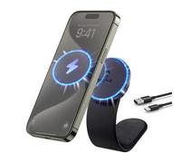 Baseus C02 Pro Support auto avec chargeur sans fil magnétique - Noir Stellaire