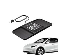 Wireless Charging Pad, Auto Phone Charger Mat, Fast -Compatible Charging Device for Smartphones, Tablets, Earphones, and Vehicle Accessories, Suitable for Sedan Everyday Driving