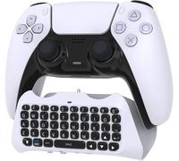 Wireless Clavier Compatible Avec Manette Ps5 - Clavier De Chat Sans Fil Bluetooth,Clavier À 47 Touches - Haut-Parleur Intégré Et Prise Audio Pour Casque 3,5 Mm Compatible Avec Playstaion 5