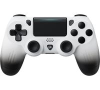 Wireless Controller For Ps4, Wireless Pro Controller White With Rechargeable Battery 600 Mah, 3.5 Mm Audio Jack, 6 Axis And Dual Vibration, Compatible With Ps4/Slim/Pro And Windows Pc