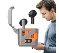 Wireless Ear Buds - Stéréo Ear Buds, Mechanical Style Ergonomic Wireless Earbuds | Touch Control Hifi Stereo Deep Bass Cordless Earbuds for Family Friends Colleagues