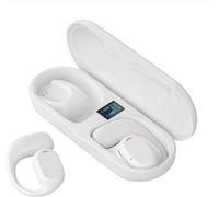 Wireless Ear Hanging Bluetooth Headset,Open Conduction Bluetooth Headset Wireless Hanging Not In The Ear Conduction Sports Headset.(White)