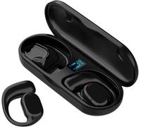 Wireless Ear Hanging Bluetooth Headset,Open Conduction Bluetooth Headset Wireless Hanging Not In The Ear Conduction Sports Headset.(Black)