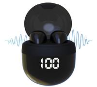 Wireless Earbuds Bluetooth5.3ENC Noise Cancelling Ultra-Light Earbuds Clear Call, Waterproof Touch Control LED Display Deep Bass Stereo Sound for Sp