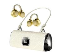 Wireless Earbuds Headphones - Clip on Style, High-Fidelity Sound with Active Noise Reduction, Ergonomic Ear Cuff with Secure Fit, Ideal for Traveling, Outdoor Activities, Gym, Sports, Running, School