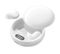 Wireless Earbuds, Invisible Sleep Cordless Earphones, 0.39 Inches Noise Block Rechargeable Ear Buds & Multiple Activities, LED Display for Men, Women, Call, Music, Study, Camping, Travel, and Office