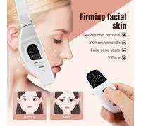 Wireless Electric Beauty Device Face Slimming Massager Infrared Vibration Lifting Tightening Small V Face White