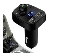 Wireless FM Radio Transmitter - Car FM Receiver Radio Adapter, Car MP3 Music Player, Hands- Wireless Radio Adapter Car Kit with LED Screen for Cars, Trucks, RVs