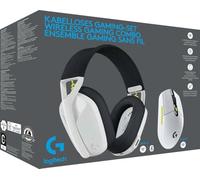 Logitech Combo gaming sans fil EWR2 - Noir/Blanc/Lime - Version allemande