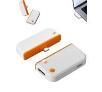 Wireless HDMI Transmitter Receiver, UHD 4K Decode Input, 1080P 60Hz Output, Type C Plug & Play, Adaptateur d'affichage sans Fil, Prend en Charge la Double Bande 5G+2,4G