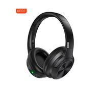 Wireless headphones QERE E80 Earphone bluetooth 5.3 ANC Noise Cancellation Hi-Res Audio Over the Ear Headset 70H 40mm Driver2.4G