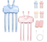 Wireless Heated Volumizing Root Lift Clip, Electric Volumizing Hair Clips for Bangs Styling, Root Lifter Comb with 2 Heat Settings, Fine Flat Hair Styling, Quick Volume Touch-Ups (D-2PCS)