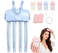 Wireless Heated Volumizing Root Lift Clip, Electric Volumizing Hair Clips for Bangs Styling, Root Lifter Comb with 2 Heat Settings, Fine Flat Hair Styling, Quick Volume Touch-Ups (B-1PC)