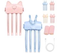 Wireless Heated Volumizing Root Lift Clip, Electric Volumizing Hair Clips for Bangs Styling, Root Lifter Comb with 2 Heat Settings, Fine Flat Hair Styling, Quick Volume Touch-Ups (B-2PCS)