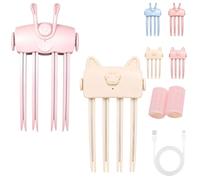 Wireless Heated Volumizing Root Lift Clip, Electric Volumizing Hair Clips for Bangs Styling, Root Lifter Comb with 2 Heat Settings, Fine Flat Hair Styling, Quick Volume Touch-Ups (F-2PCS)