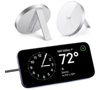 Wireless Induction Charger With Kickstand Compatible With Magsafe, Iphone 16/16 Plus/16 Pro/16 Pro Max/15/14/13 Series, Airpods 4, 5ft Unpluggable Cable, White