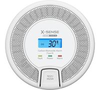 Wireless Interconnected Carbon Monoxide Detector,Battery Powered Replaceable Carbon Monoxide Alarm,Meets EN50291,Link+ Series,CO03D-W,Pack of 1