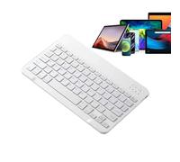 Wireless Keyboard for PC - Slim Ergonomic bluetoth, Quiet Rechargeable Handheld Keypad, Compact Cordless Computer Smartphone Tablet Laptop Desktop | with Stable Connection Office Home School Travel T