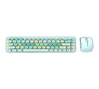 Wireless Keyboard + Mouse Set MOFII Bean 2.4G (Green)