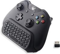Wireless Keyboard-Qwerty Gaming Keyboard With Audio/Headset Jack-Lightweight&Portable Mini Keyboard-2.4 Ghz Wireless Controller Keypad For Xbox Series X/S/Xbox One Controller Black