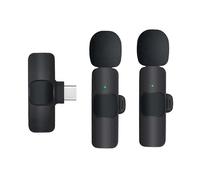 Wireless Lavalier Microphone,compatible for Video Recording,Live Stream,TikTok,Vlog,Presentation Noise Canceling Microphone