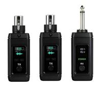 Wireless Microphone Transmitter Receiver System UHF XLR Adapter for Dynamic Microphone Guitar Audio Mixer PA System B