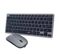 Bluestork Pack Mini V2 Clavier & Souris sans fil rechargeable AZERTY 1600 DPI 2.4G+Bluetooth 80h
