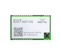 Wireless Module 868MHz 915MHz CC1101 MSP430FR2433 E07-900T10S Low Power 10dbm 1.5km UART RSSI IPEX Stamp Hole Secondary Development Air Speed 0.6 kbps-500 kbps