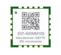 Wireless Module CC1101 433MHz SPI E07-400MM10S 10dBm 1.5KM RX TX FIFO LQI RSSI Small Size SMD Stamp Holes Antenna