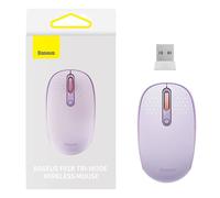 Souris sans fil - Baseus - B0105550351300 - 1600 DPI - Bluetooth 5.0 - Violet