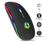 Wireless Mouse Bluetooth RGB Rechargeable Mouse Wireless Computer Silent Mause LED Backlit Ergonomic Gaming Mouse For Laptop PC
