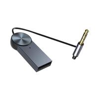 Wireless Receiver, Vehicle Audio Receiver, Noise Cancelling Transmitter, 39.37 inches, Double Device Pairing, Plug and Play Automotive Accessory for Outdoor Adventures