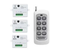 Wireless Remote Control Switch, 433MHz 220V AC Power Supply, 433MHz Receiving Module, for Learning-Type Remote