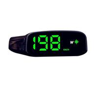 Wireless Speedometer For Car Solar - Large Screen Direction Reminder | | GPS Head Up Display Long-Tail Digital Mileage Speed Gauge Compass Over-Speed Altitude Odometer Auto Accessories Unit