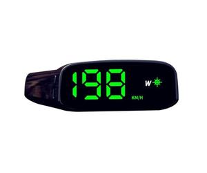 Wireless Speedometer For Car Solar - Large Screen Direction Reminder | | GPS Head Up Display Long-Tail Digital Mileage Speed Gauge Compass Over-Speed Altitude Odometer Auto Accessories Unit