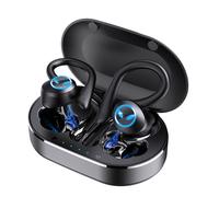 Wireless Sport Headphones, Bluetooth5.3True Wireless Design, IP7Waterproof Earbuds, 40H Battery Life, Clear Call, Magnetic Charging Case For Indoor