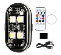 Wireless Strobe Light - 42x25x12.5mm | LED Flashing Light | Remote Control Warning Lamp | High Brightness Strobe For Car Motorcycle Vehicle Lighting, Night Performance