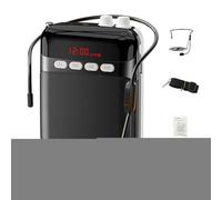 Wireless Voice Amplifier, Portable Pa Speaker System, Lightweight Microphone with Long Battery Life, Adjustable Strap for Teachers, Coaches, Guides, Trainers, Outdoor Use 4.53x3.23x1.57 inches
