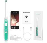 Wireless WiFi Intraoral Camera Dentist Inspection Mirror Endoscopic Camera Oral WiFi Oral with LED Light for Inspection of People and Pets