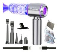 Wirelume aspirateur à Main sans Fil pour Voiture Puissant Aspiration cyclonique de 25 000 Pa Moteur sans balais Portable Rechargeable léger pour Poils d'animaux véhicule Maison