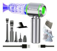 Wirelume aspirateur à Main sans Fil pour Voiture Puissant Aspiration cyclonique de 25 000 Pa Moteur sans balais Portable Rechargeable léger pour Poils d'animaux véhicule Maison